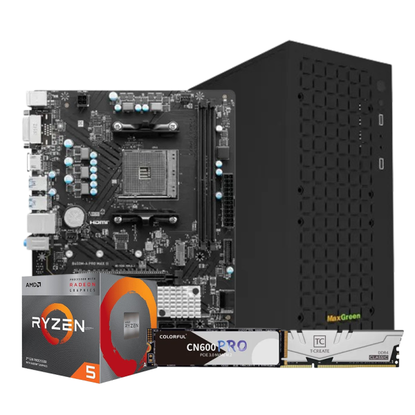 AMD Ryzen 5 3400G Processor Desktop PC