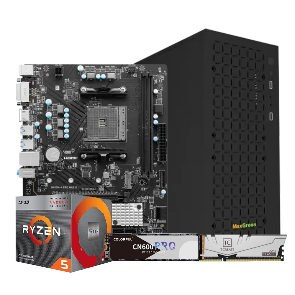 AMD Ryzen 5 3400G Processor Desktop PC