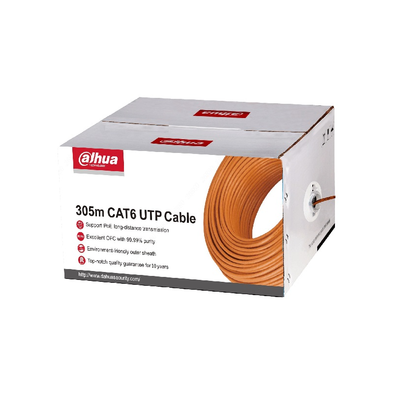 Dahua DH-PFM920I-6UN-C CAT6 305 Meter UTP Cable Full Box